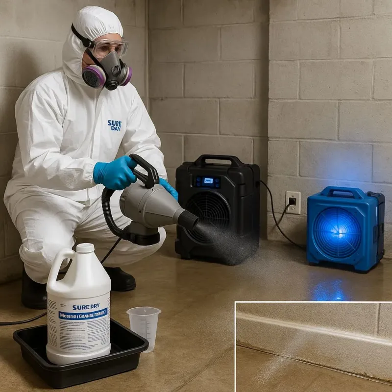 Sanitization and Odor Removal process in Asbury Lake, FL